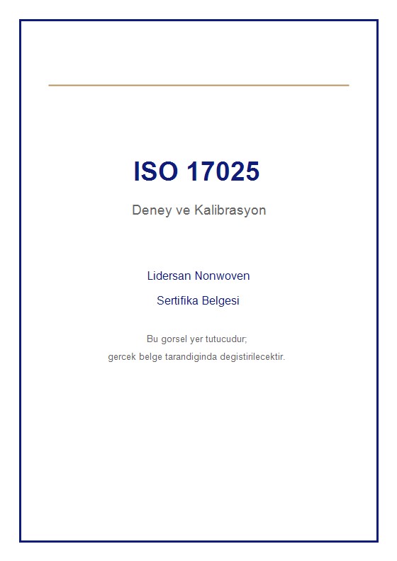 ISO 17025 sertifika belgesi