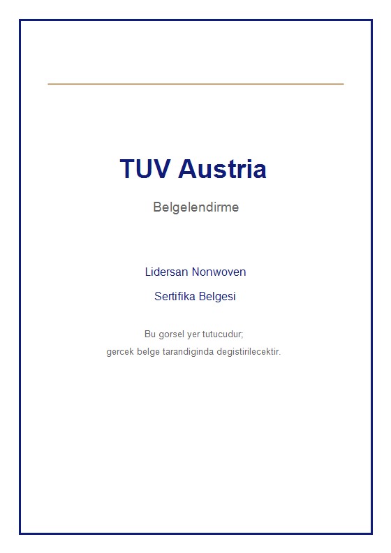 TÜV Austria sertifika belgesi